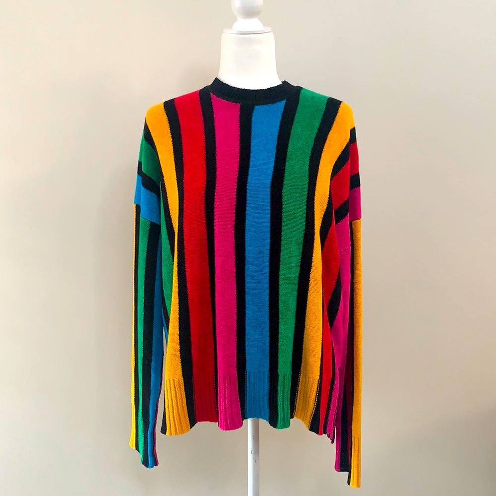 show me your Mumu stripe sweater